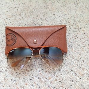 Ray Ban Orange Metal Aviators